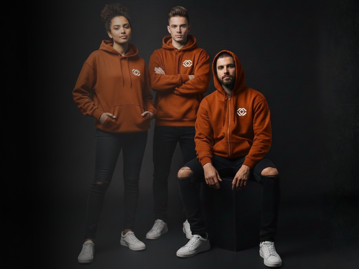 Professional workwear with company logo